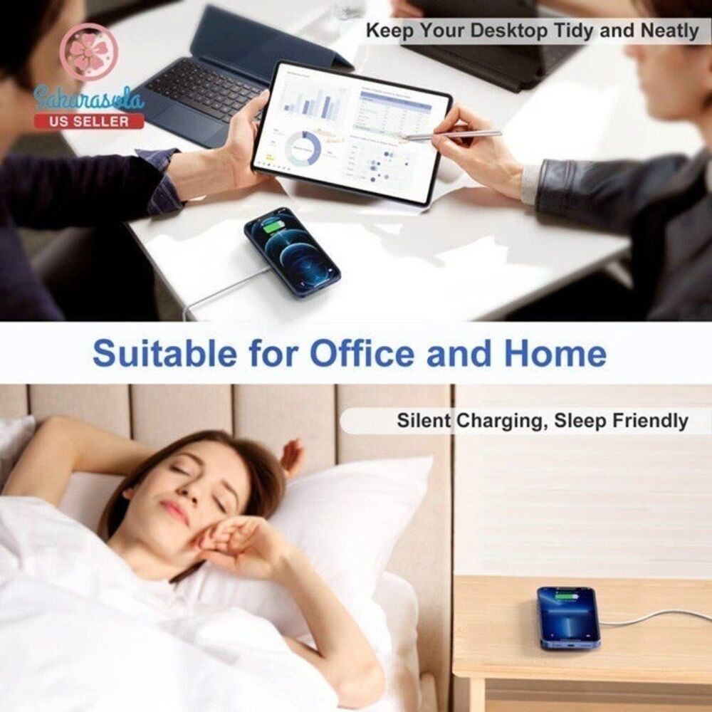 Magnetic Wireless Charger 3 in 1 15W Fast Wireless Charging - Picture 6 of 9